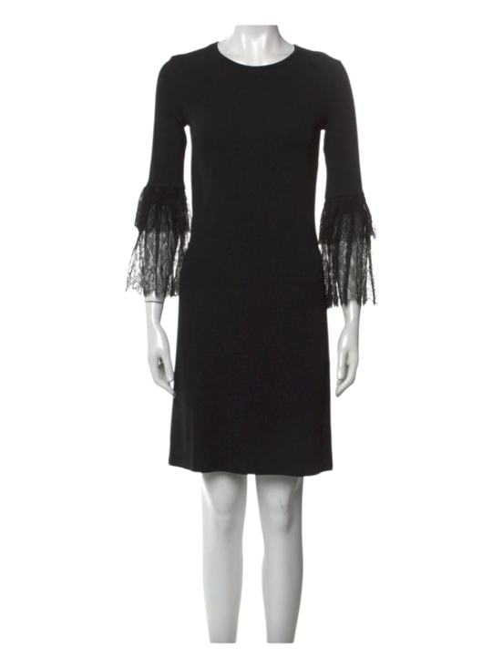 Michael Kors Collection Dresses & Skirts - Michael Kors Collection Black Lace Sleeve Shift Dress Size 2 XS Elegant Classic